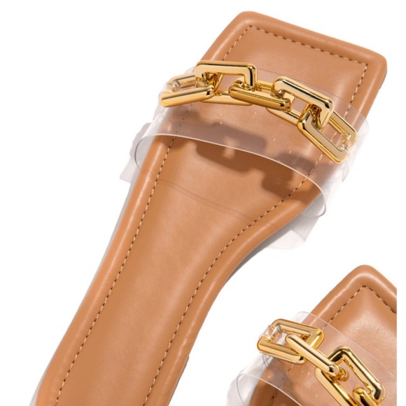 Clear Chain Flat Sandals 👡 - Picture 3 of 3